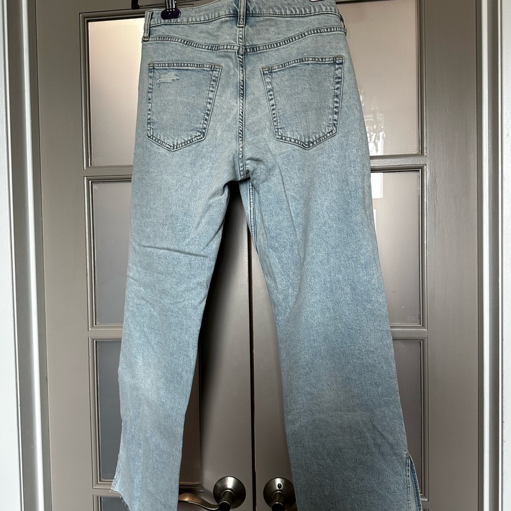 GAP Denim Flare & Wide Leg Jeans in Light Blue